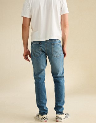 Мужские джинсы American Eagle AE Slim Jean, цвет: Classic Medium — фото 2
