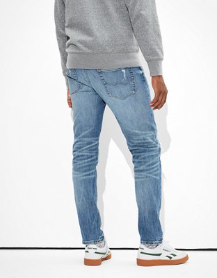 Мужские джинсы American Eagle AE AirFlex+ Temp Tech Patched Athletic Fit Jean — фото 4