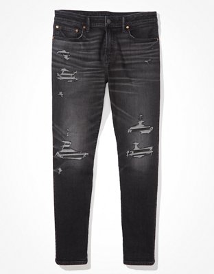 Buy American Eagle Outfitters Grey Distressed Skinny Fit Jeans for