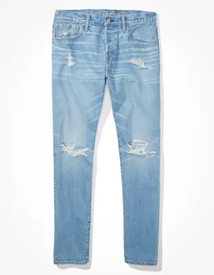 AE x The Jeans Redesign Athletic Fit Jean con rasgados