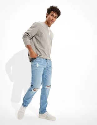 AE x The Jeans Redesign Ripped Athletic Fit Jean