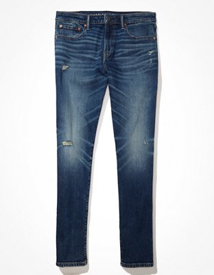 Мужские джинсы American Eagle AE AirFlex+ Distressed Athletic Fit Jean — фото 3