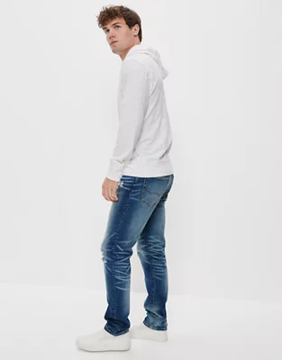 AE Real Good Upcycled AirFlex+ Distressed Athletic Fit Jean