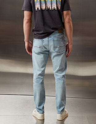 Мужские джинсы American Eagle AE Pride AirFlex+ Athletic Fit Patched Jean — фото 4