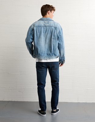 Мужские джинсы American Eagle AE AirFlex+ Tencel™ Fibers Athletic Fit, цвет: Тёмная варка — фото 2