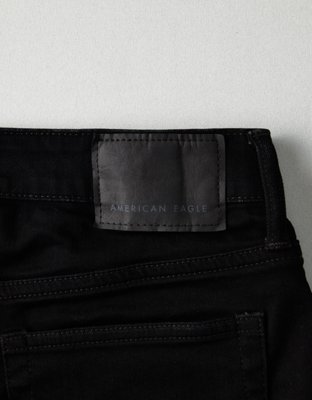 black american eagle skinny jeans