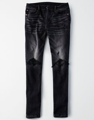 mens black jeans american eagle