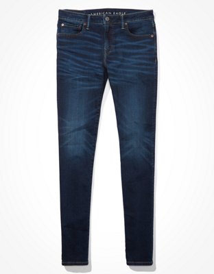 american eagle dark wash skinny jeans