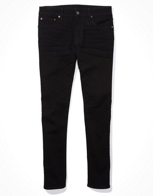 skinny fit black jeans mens
