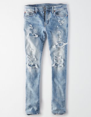 american eagle shredded jeans