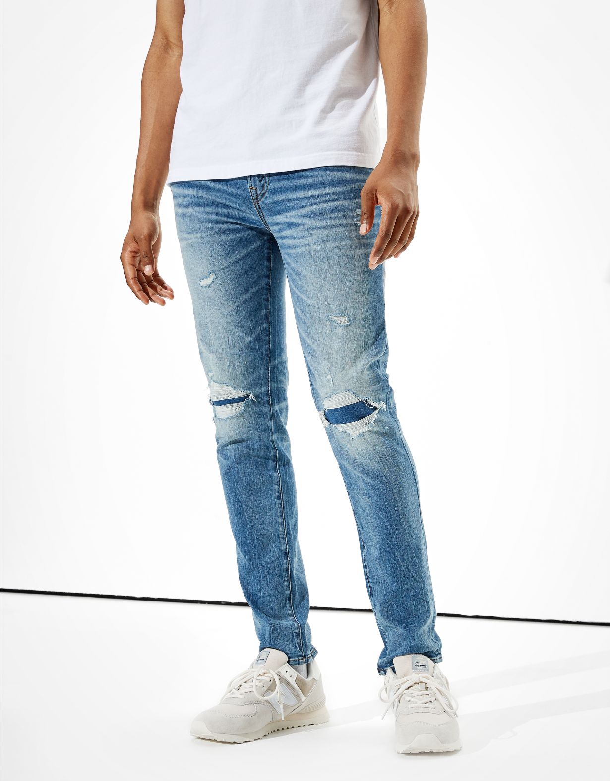 AE Cozy AirFlex+ Patched Skinny Jean