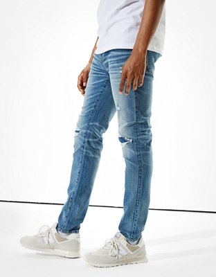 Мужские джинсы American Eagle AE Cozy AirFlex+ Patched Skinny Jean — фото 5