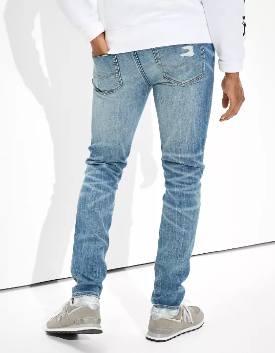 AE AirFlex+ Temp Tech Patched Skinny Jean