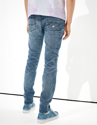 Мужские джинсы American Eagle AE Pride AirFlex+ Ripped Skinny Jean — фото 3