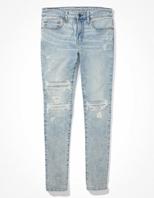Мужские джинсы American Eagle AE AirFlex 360 Patched Skinny Jean — фото 3