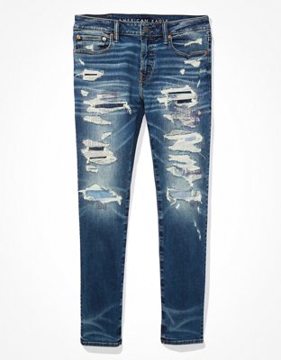 AE AirFlex 360 Patched Skinny Jean