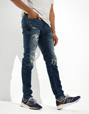 AE AirFlex+ Skinny Jean con parches