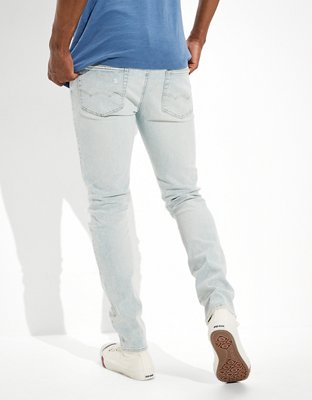 Мужские джинсы American Eagle AE AirFlex 360 Ripped Skinny Jean — фото 3