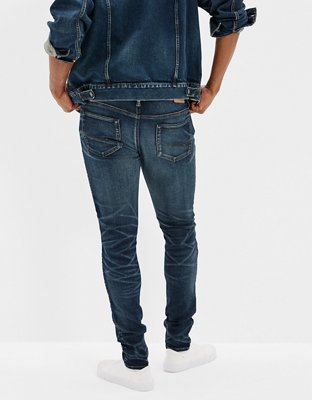 Мужские джинсы American Eagle AE AirFlex 360 Distressed Skinny Jean — фото 2