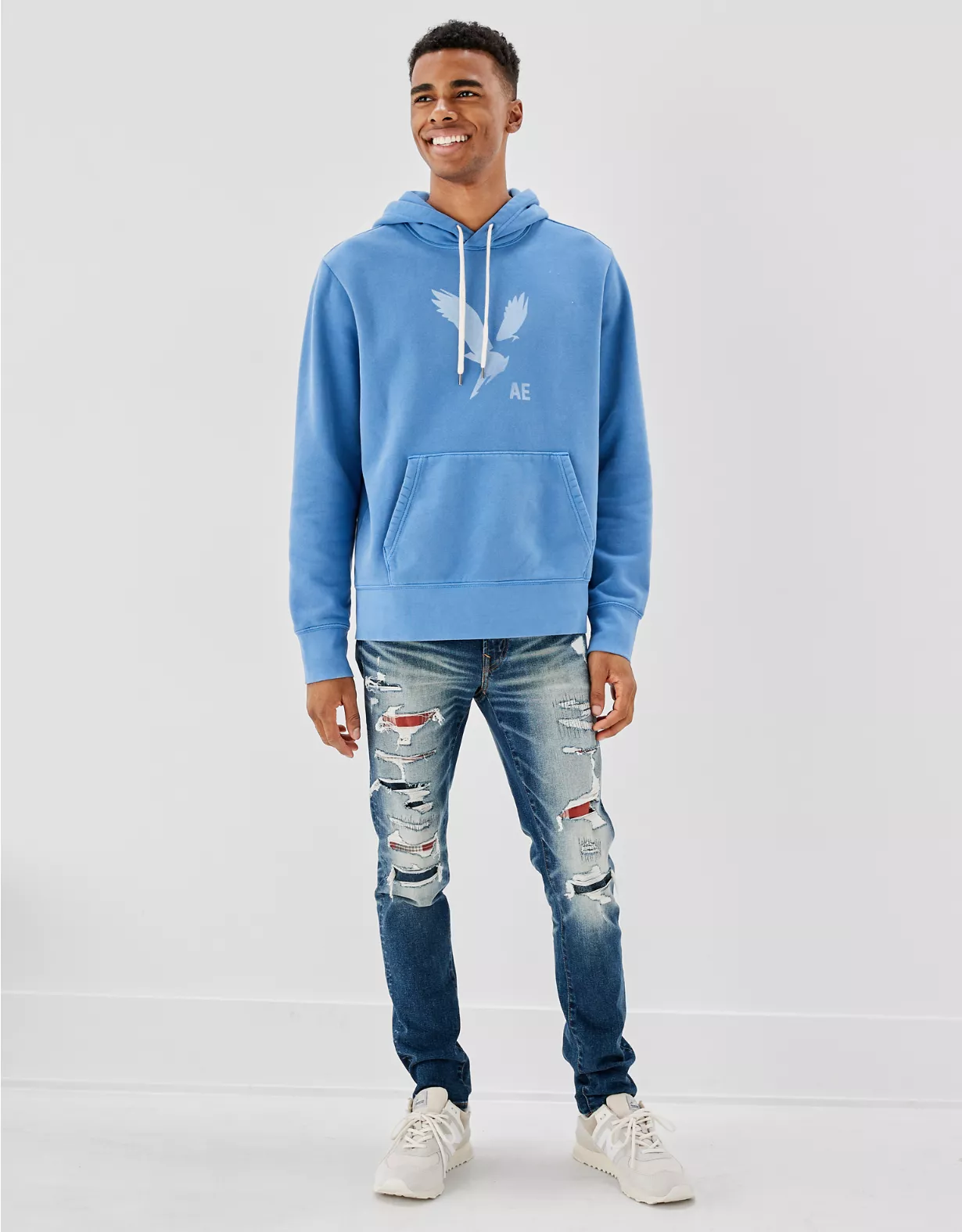 AE AirFlex 360 Patched Skinny Jean