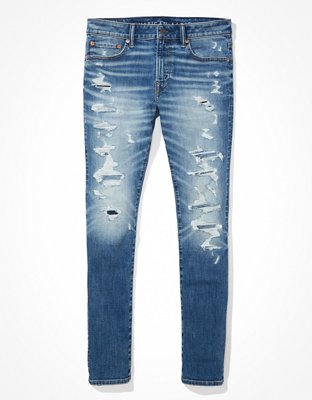 AE AirFlex+ Skinny Jean con parches