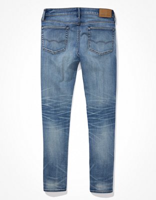 Мужские джинсы American Eagle AE AirFlex+ Distressed Skinny Jean — фото 4