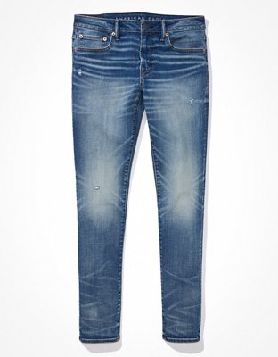 Мужские джинсы American Eagle AE AirFlex+ Distressed Skinny Jean — фото 3