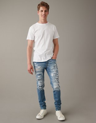 AE AirFlex+ Distressed Athletic Skinny Jean