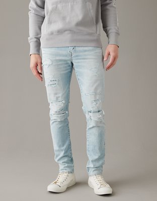 Ripped jeans best sale american eagle mens