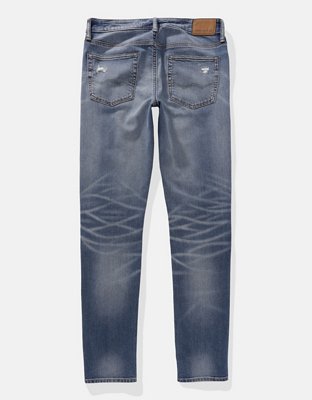 Мужские джинсы American Eagle AE AirFlex+ Skinny Patched Jean — фото 4