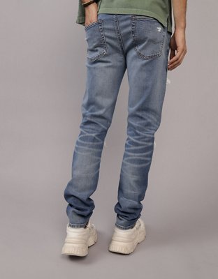 Мужские джинсы American Eagle AE AirFlex+ Skinny Patched Jean — фото 2