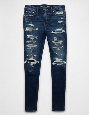 AE Flex+ Skinny Jean con Parches