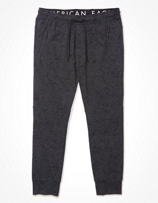 ae gridback fleece jogger