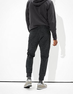 ae gridback fleece jogger