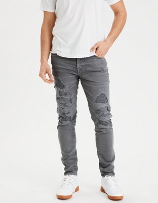 Gray jeans sale american eagle