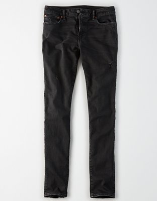 american eagle jeans men's black