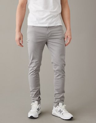 Buy American Eagle Outfitters Grey Distressed Skinny Fit Jeans for