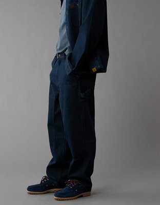 Timberland x AE Pantalones de Trabajo Wide-Leg de Denim