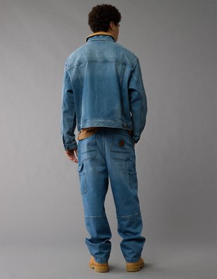 Timberland x AE Wide-Leg Denim Work Pant