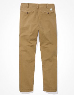 AE Flex Relaxed Straight Lived-In Khaki Pant