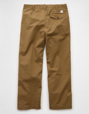 AE Flex Baggy Khaki Pant desgastado