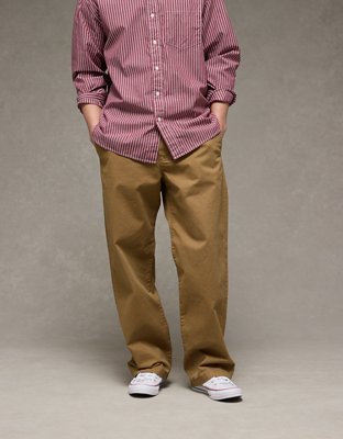 AE Flex Baggy Lived-In Khaki Pant