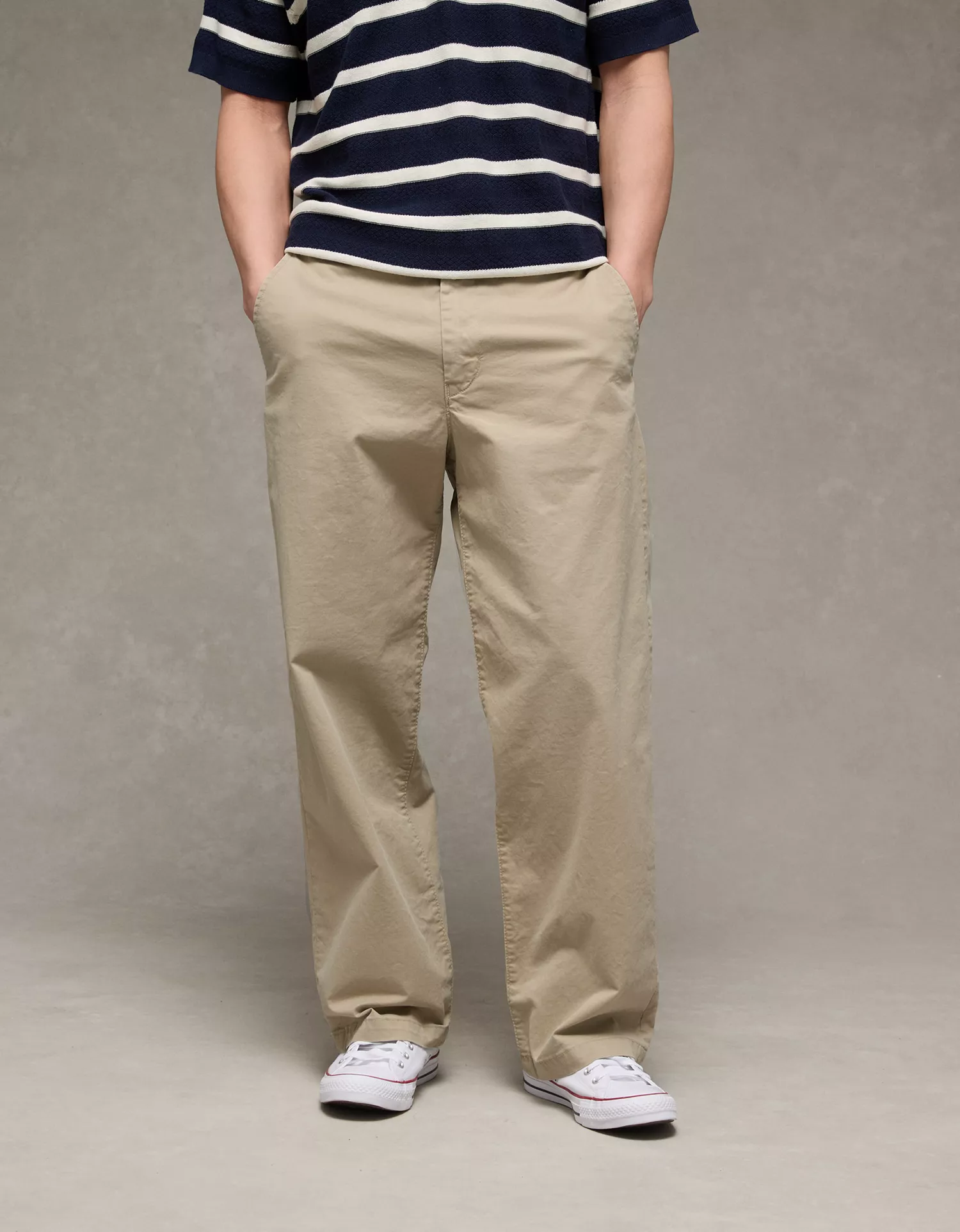 AE Flex Baggy Lived-In Khaki Pant