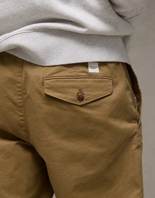 AE Flex Pantalones Caqui Desgastados Holgados