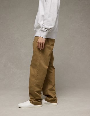 AE Flex Pantalones Caqui Desgastados Holgados