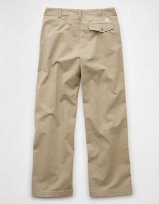 AE Flex Ultra Baggy Lived-In Khaki Pant | American Eagle