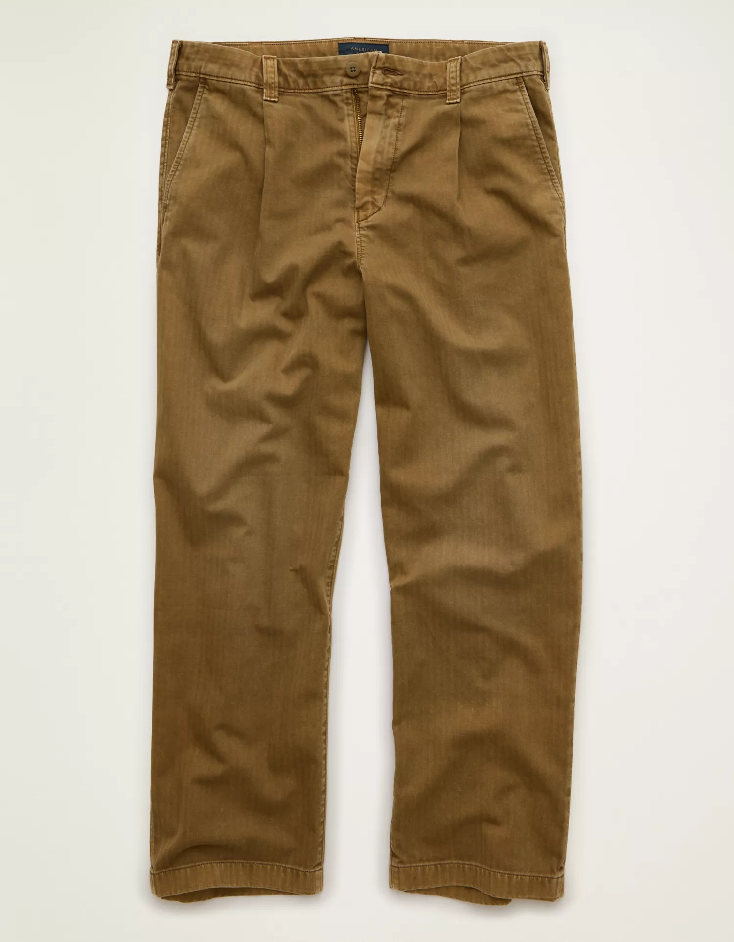 AE Loose Fit Lived-In Pleated Khaki Pant - thumbnail 10