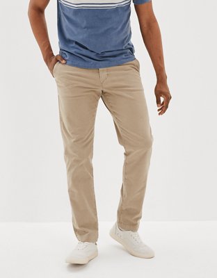 american eagle extreme flex original straight khaki