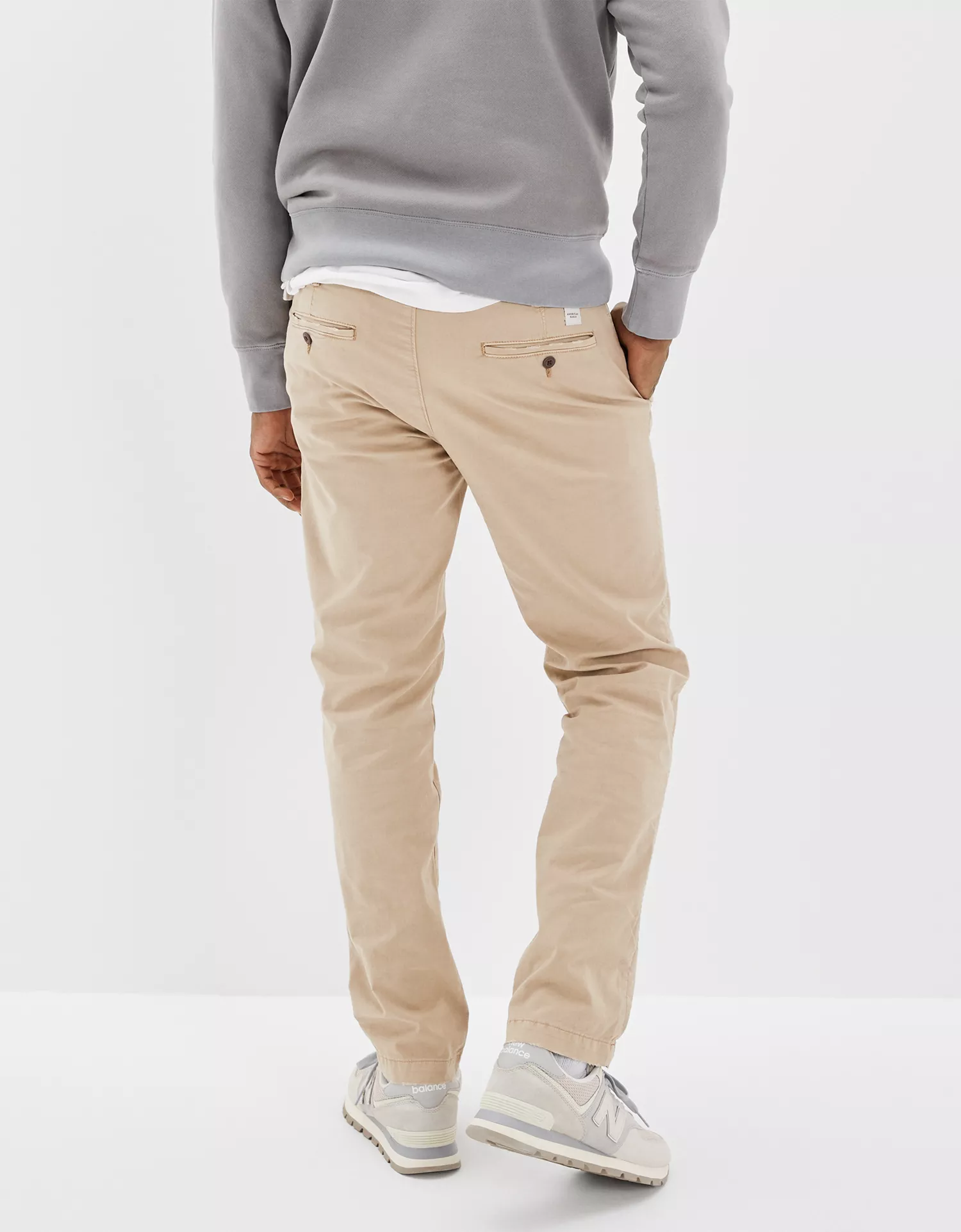 AE Flex Original Straight Lived-In Khaki Pant - thumbnail 7