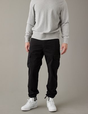 White and black cargo 2024 pants